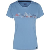 LA SPORTIVA Damen Klettershirt Peaks blau | L von la sportiva