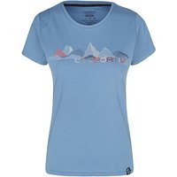 LA SPORTIVA Damen Klettershirt Peaks blau | M von la sportiva