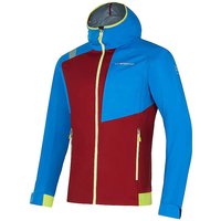 LA SPORTIVA Herren Touren Softshelljacke Macnas Hoodie dunkelrot | XL von la sportiva