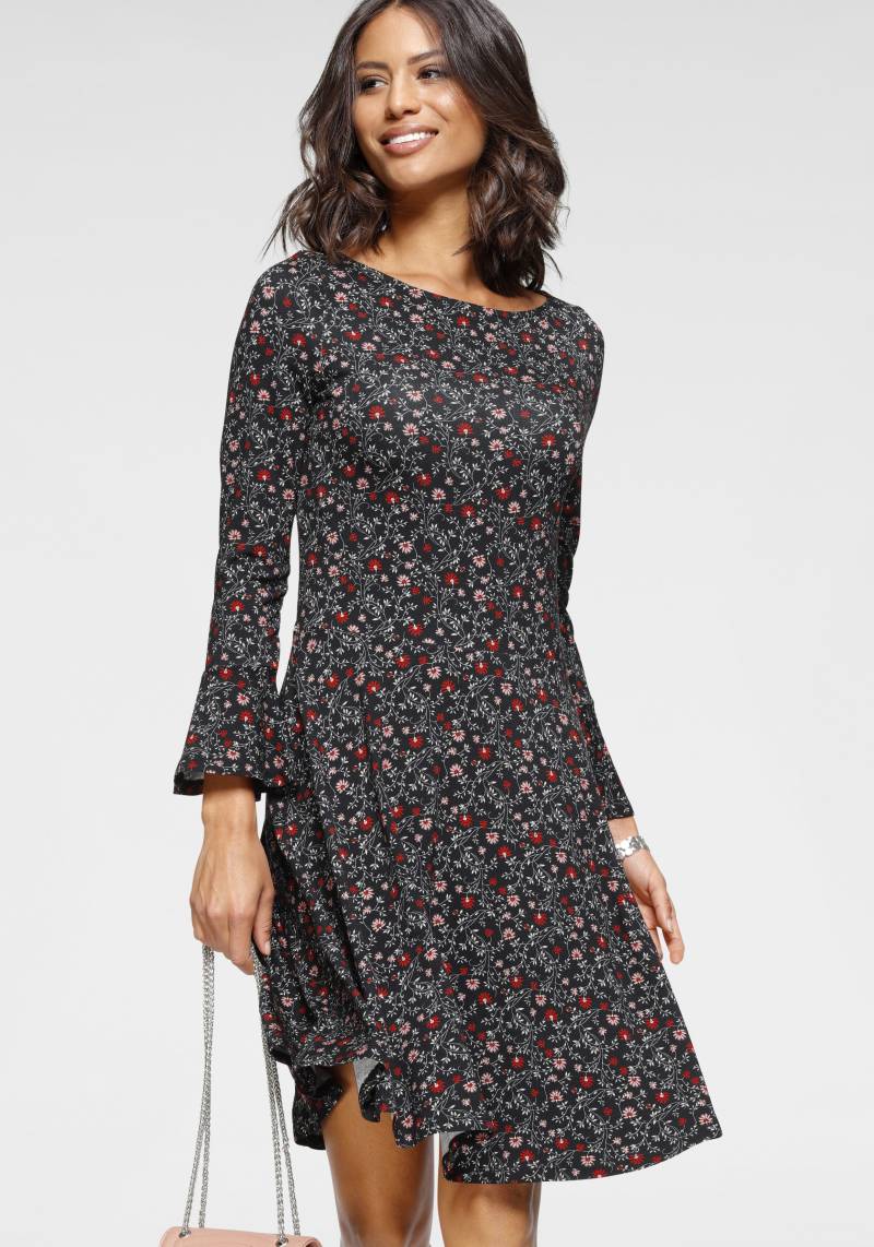 Laura Scott Jerseykleid, festliche Anlässe, langes Kleid, elegant, aus Viskosemischung von laura scott
