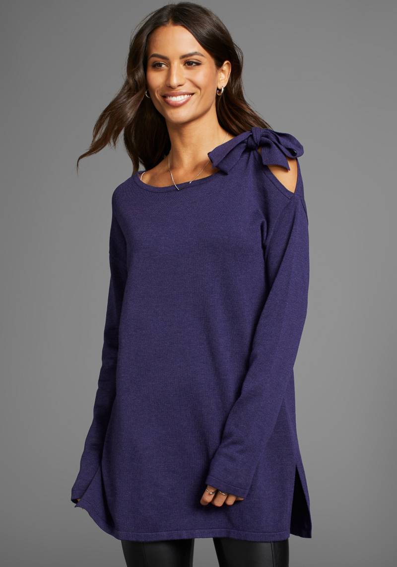 Laura Scott Longpullover, mit Schleifendetail von laura scott