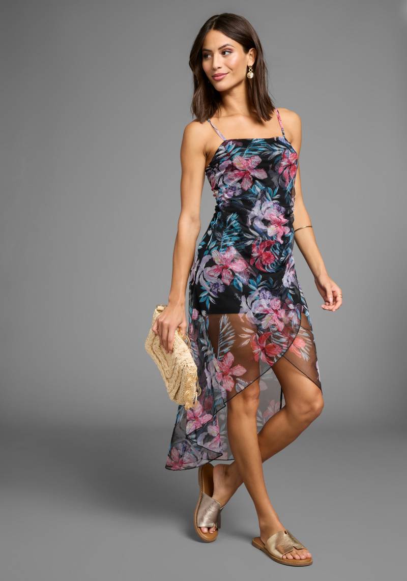 Laura Scott Meshkleid, mit asymmetrischem Saum von laura scott