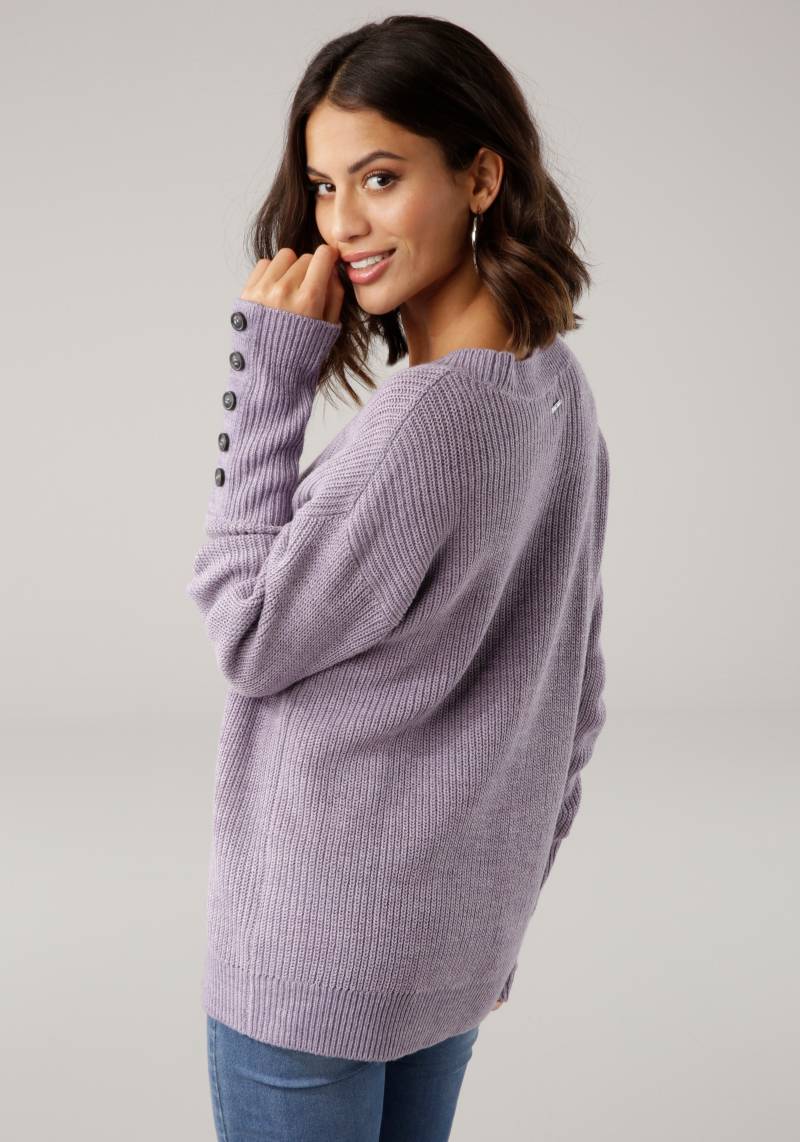 Laura Scott Strickpullover, mit Zierknöpfen von laura scott