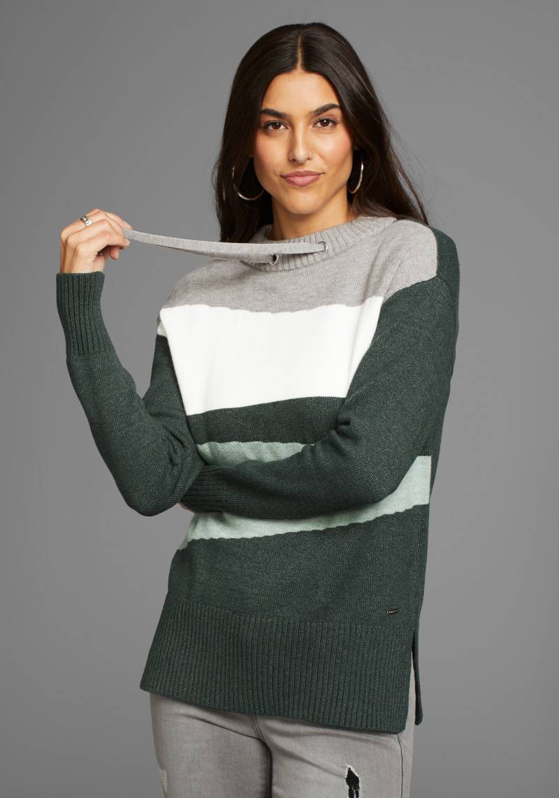 Laura Scott Streifenpullover, mit Bindebändern von laura scott