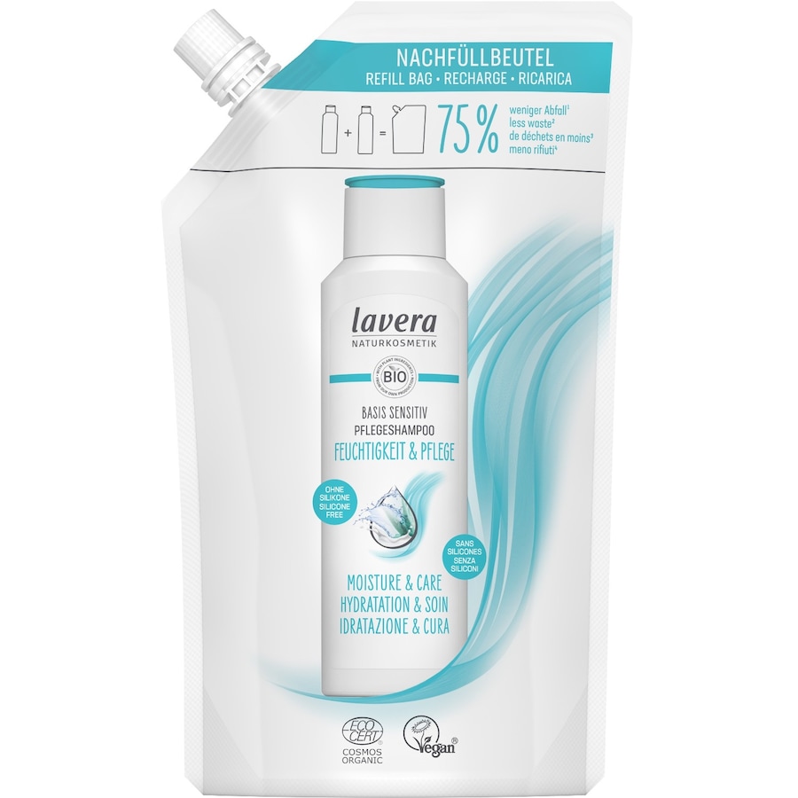 lavera  lavera Basis Sensitiv Feuchtigkeit & Pflege haarshampoo 500.0 ml von lavera