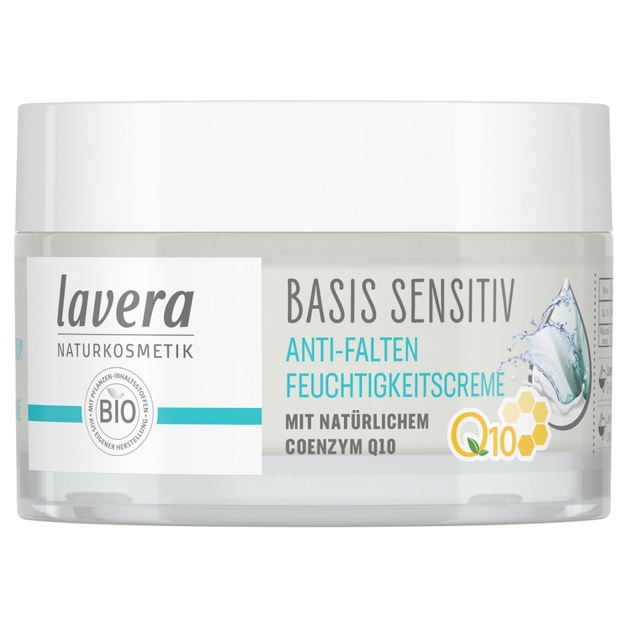 lavera  lavera Basis Sensitive Anti-Falten Feuchtigkeitscreme Q10 gesichtscreme 50.0 ml von lavera