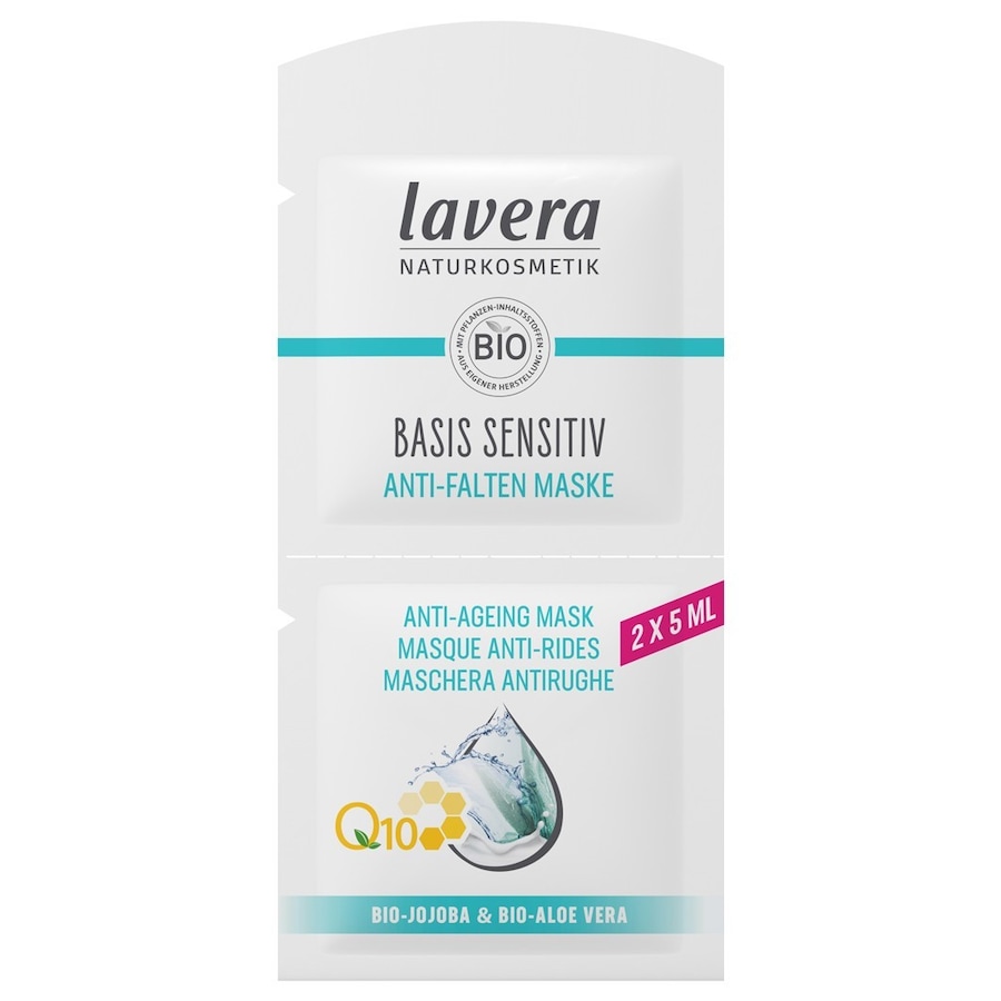lavera  lavera Basis Sensitive Anti-Falten Maske Q10 antiaging_maske 10.0 ml von lavera