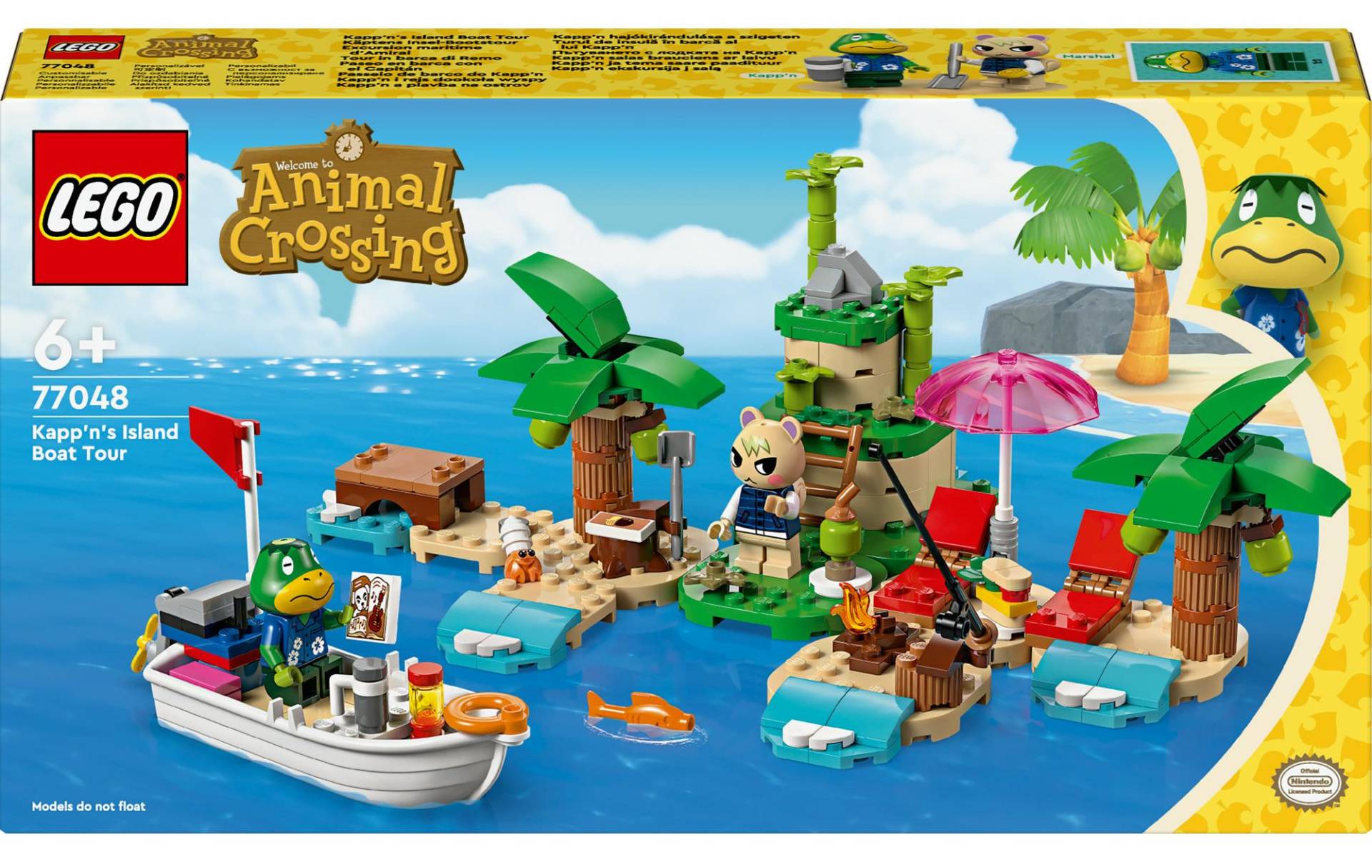 LEGO® Spielbausteine »Animal Crossing Käptens Insel-Bootstour 77048«, (233 St.) von lego®