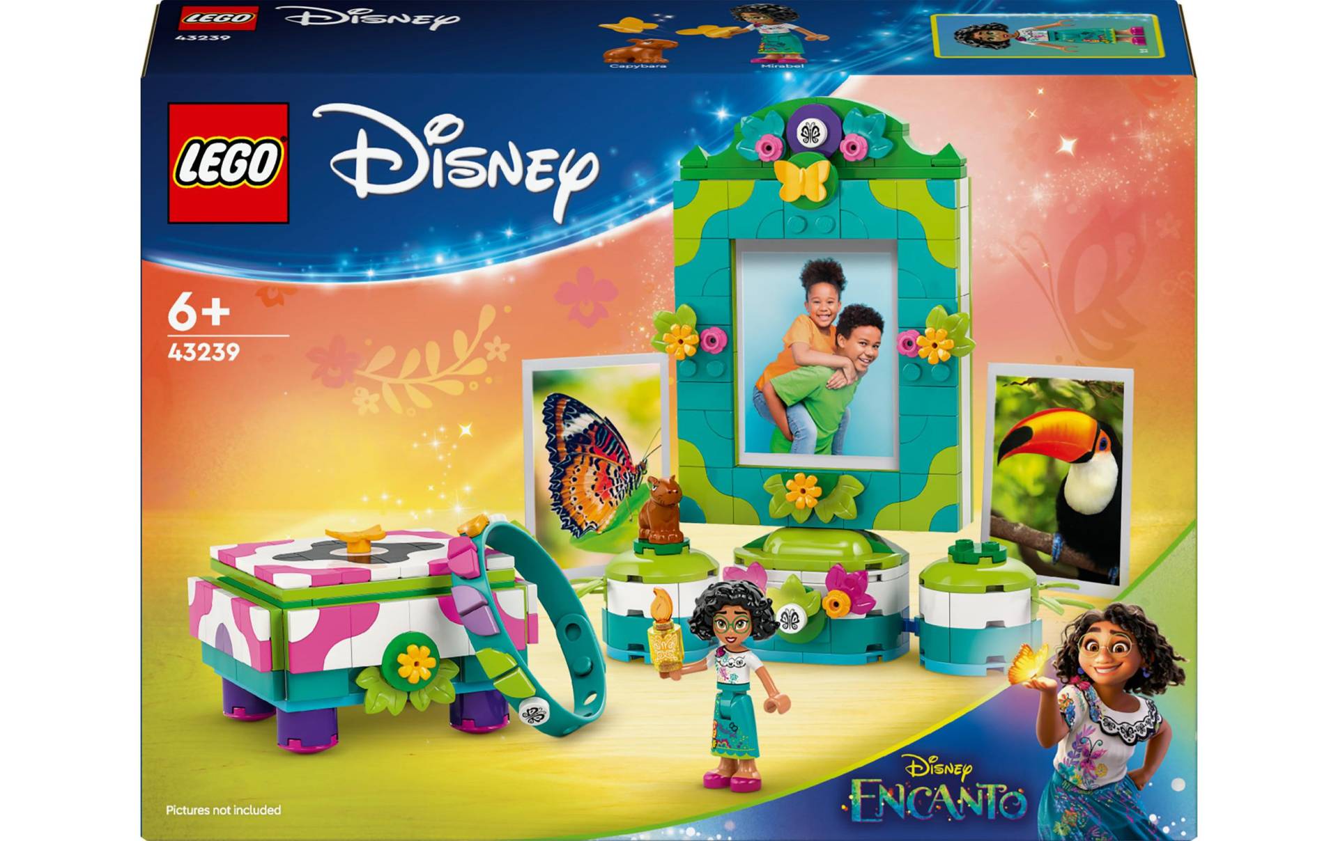 LEGO® Spielbausteine »Disney Mirabels Fotorahmen und Schmuckkassette 43239«, (334 St.) von lego®
