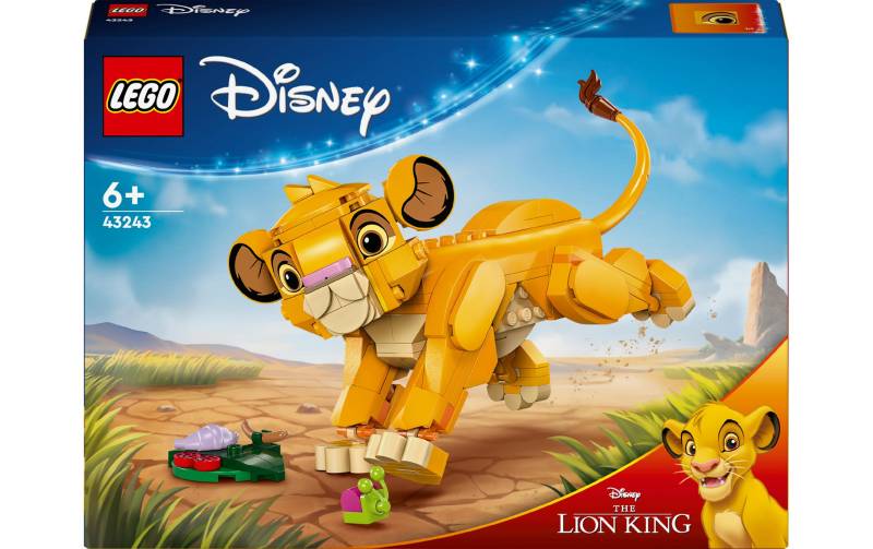 LEGO® Spielbausteine »Disney Simba, das Löwenjunge des Königs 43243«, (222 St.) von lego®