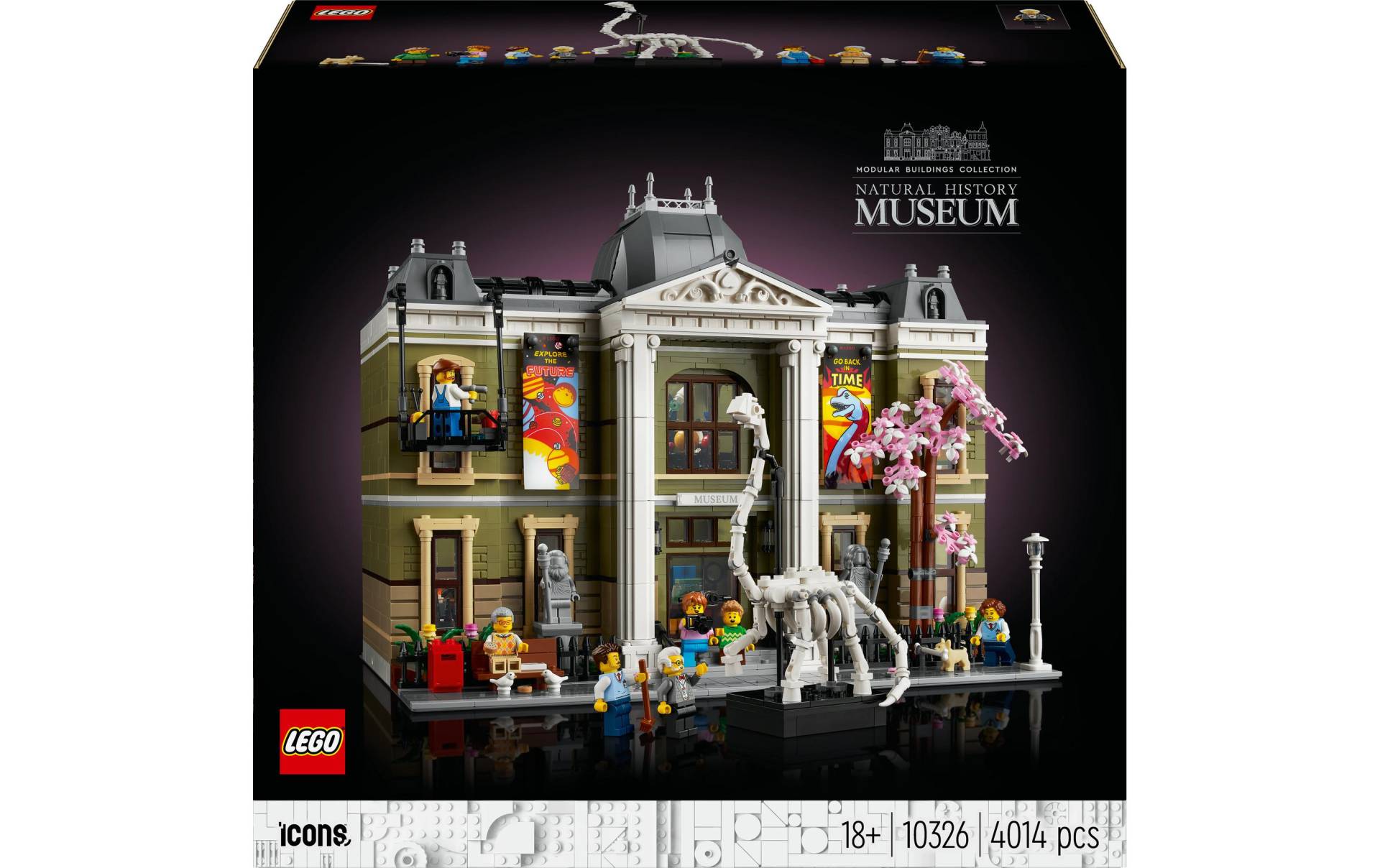 LEGO® Spielbausteine »Icons Naturhistorisches Museum 10326«, (4014 St.) von lego®