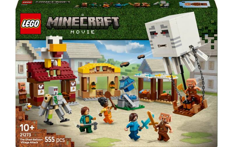 LEGO® Spielbausteine »Minecraft Angriff des Ghast-Ballons 21273«, (555 St.) von lego®