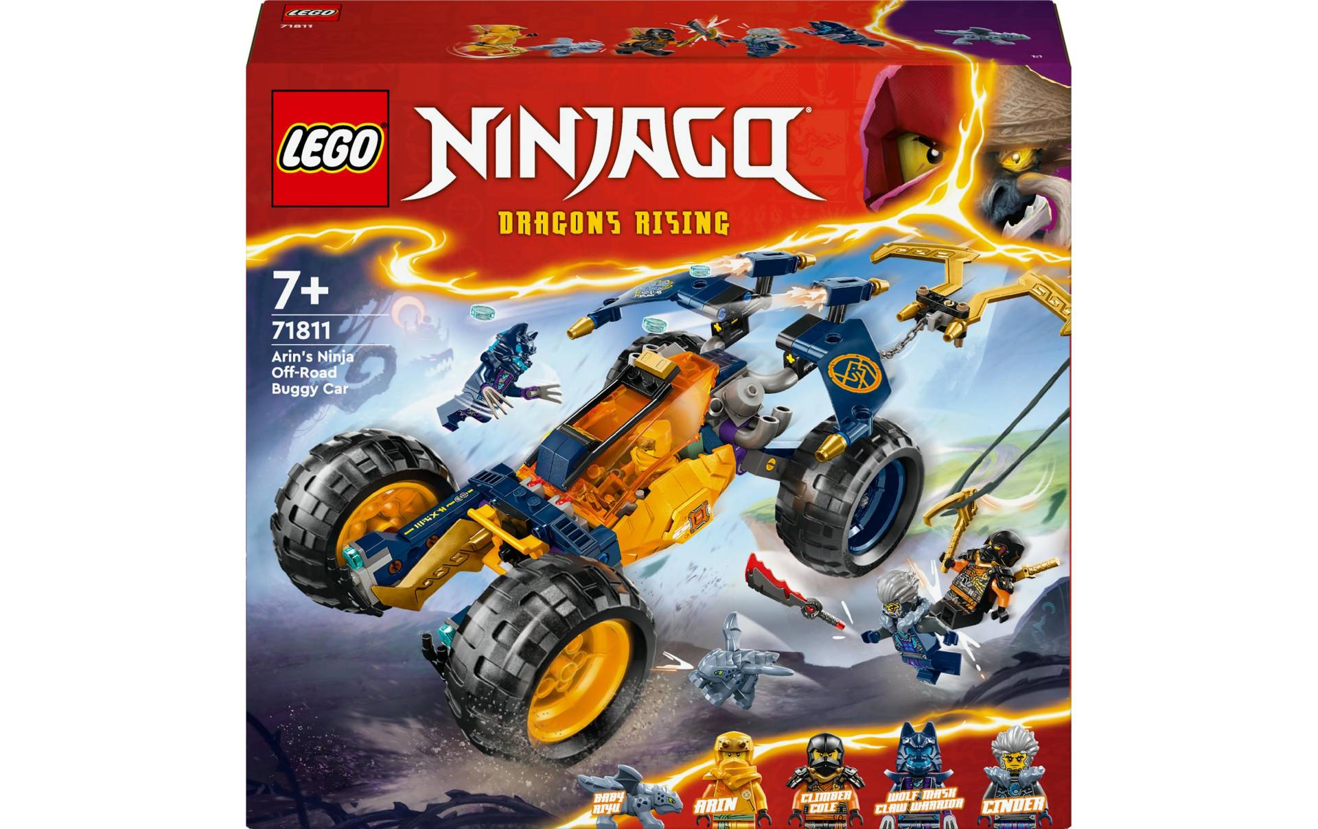 LEGO® Spielbausteine »Ninjago Arins Ninja-Geländebuggy 71811«, (267 St.) von lego®