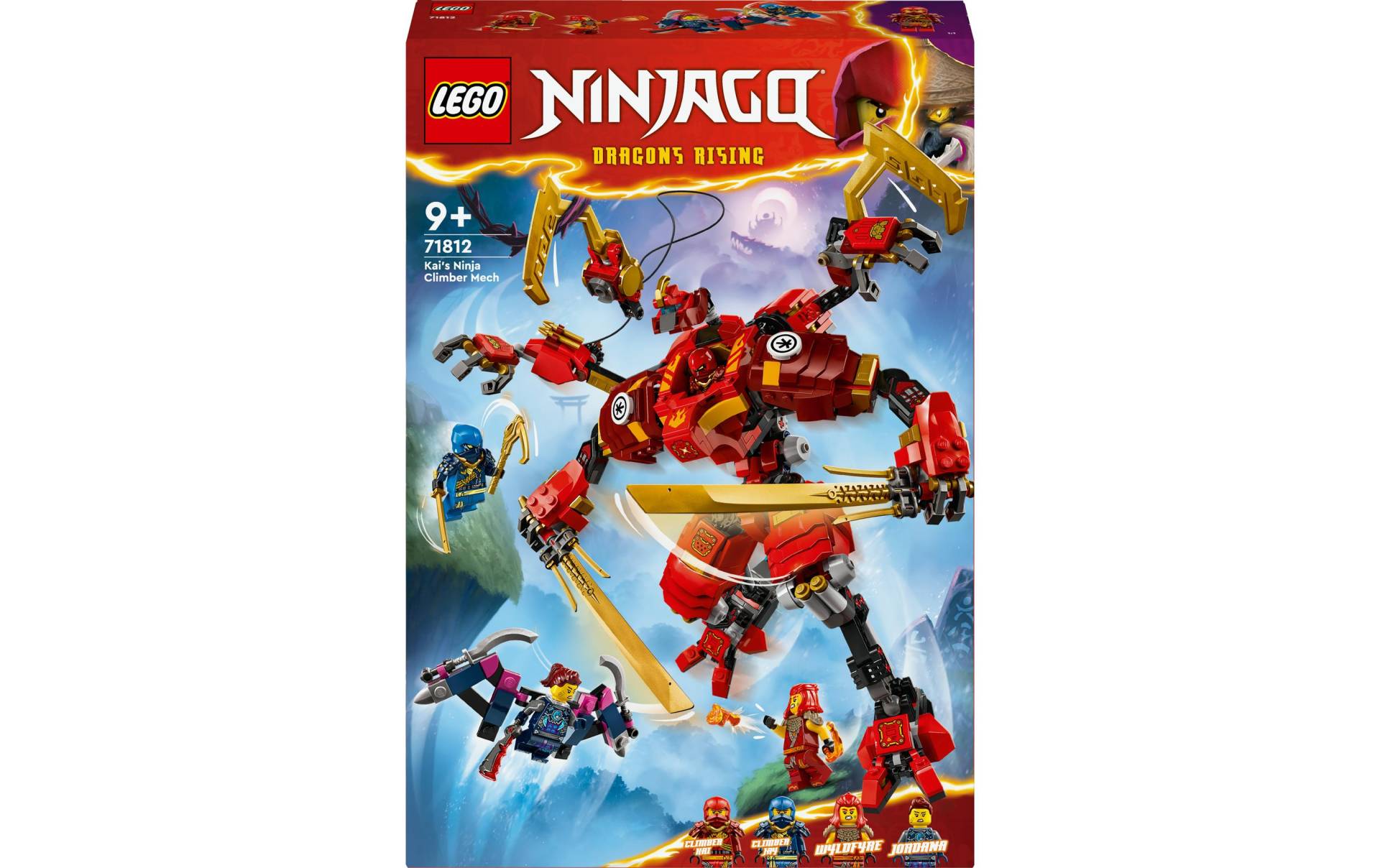 LEGO® Spielbausteine »Ninjago Kais Ninja-Kletter-Mech 71812«, (623 St.) von lego®