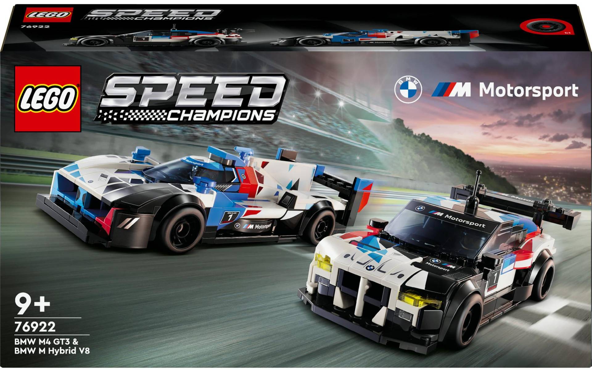 LEGO® Spielbausteine »Speed Champions BMW M4 GT3 & BMW M Hybrid V8 Rennwagen«, (676 St.) von lego®