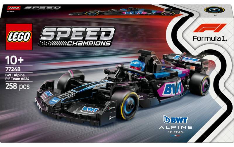 LEGO® Spielbausteine »Speed Champions BWT Alpine F1 Team A524 Rennauto 77248«, (258 St.) von lego®