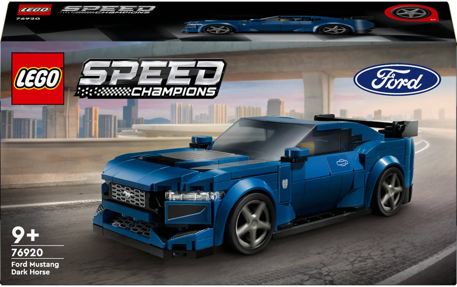 LEGO® Spielbausteine »Speed Champions Ford Mustang Dark Horse Sportwagen 76920«, (344 St.) von lego®