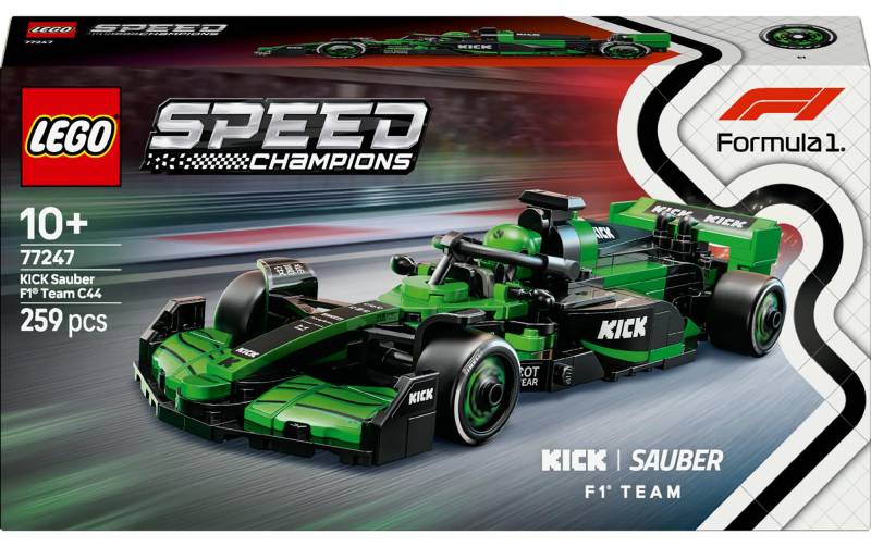 LEGO® Spielbausteine »Speed Champions Kick Sauber F1 Team C44 Rennauto 77247«, (259 St.) von lego®