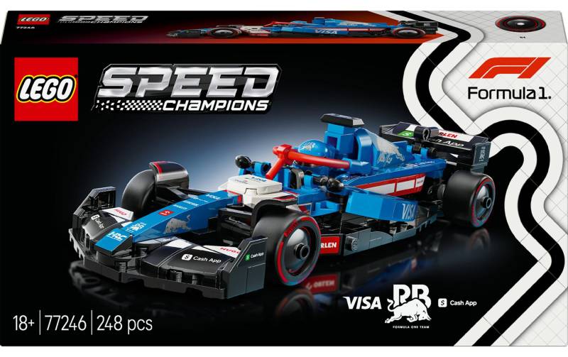 LEGO® Spielbausteine »Speed Champions Visa Cash App RB VCARB 1 F1 Rennauto 77246«, (248 St.) von lego®