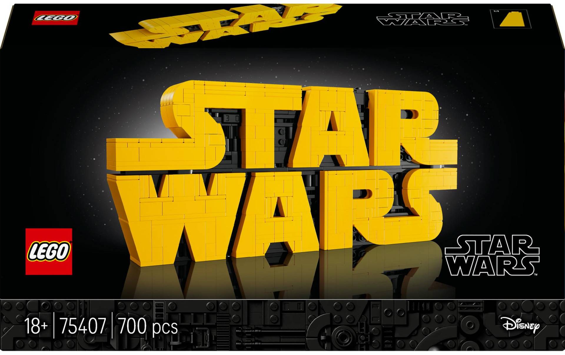 LEGO® Spielbausteine »Star Wars Logo aus Lego Steinen 75407«, (700 St.) von lego®