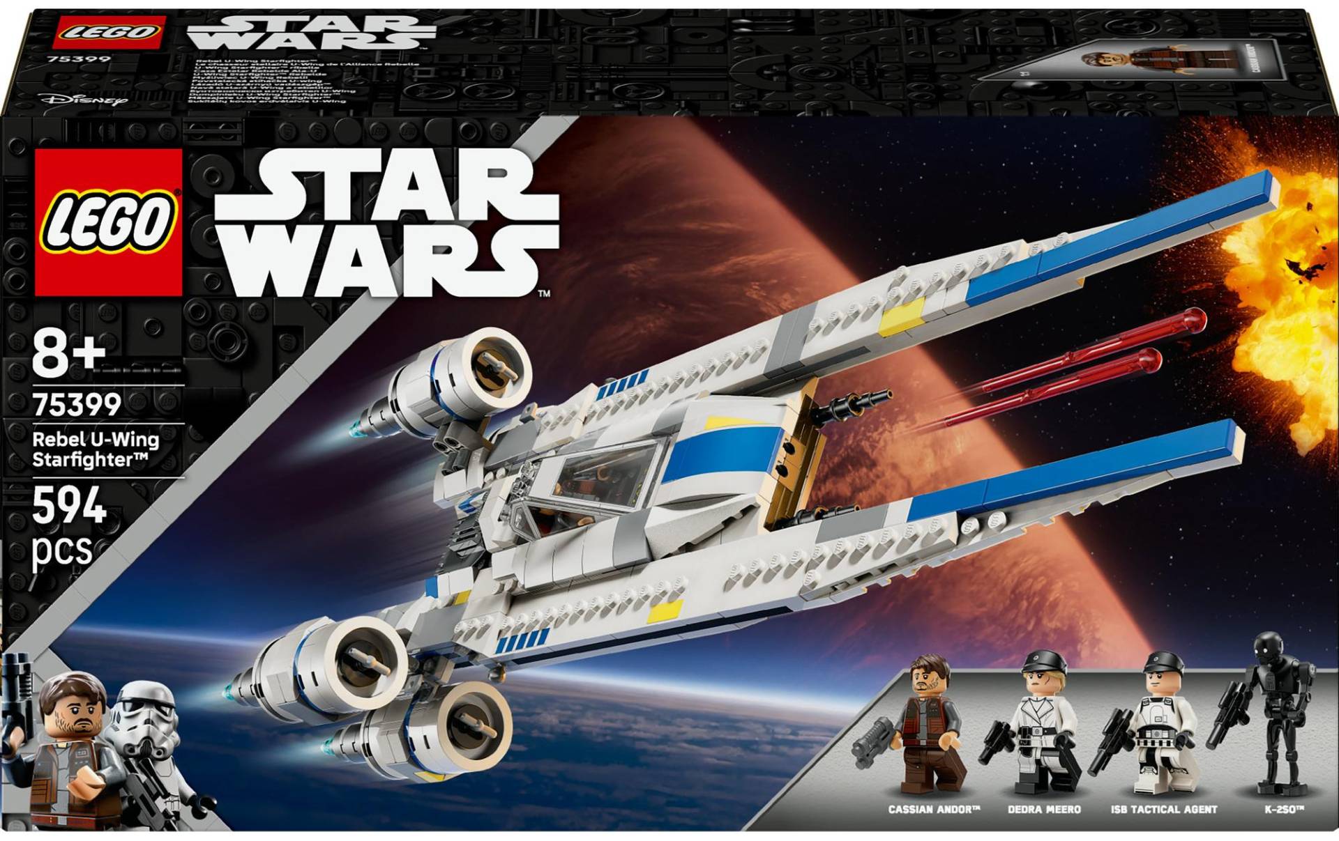LEGO® Spielbausteine »Star Wars Rebel U-Wing Starfighter 75399«, (594 St.) von lego®
