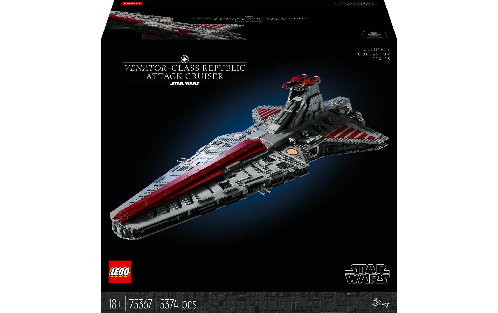 LEGO® Spielbausteine »Star Wars Republikanischer Angriffskreuzer 75367«, (5374 St.) von lego®
