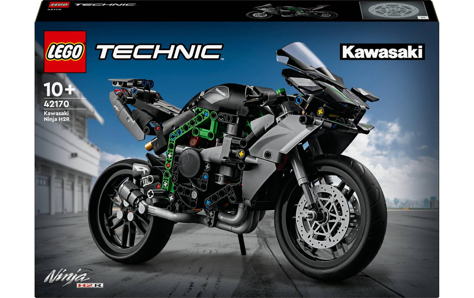 LEGO® Spielbausteine »Technic Kawasaki Ninja H2R Motorrad 42170«, (643 St.) von lego®