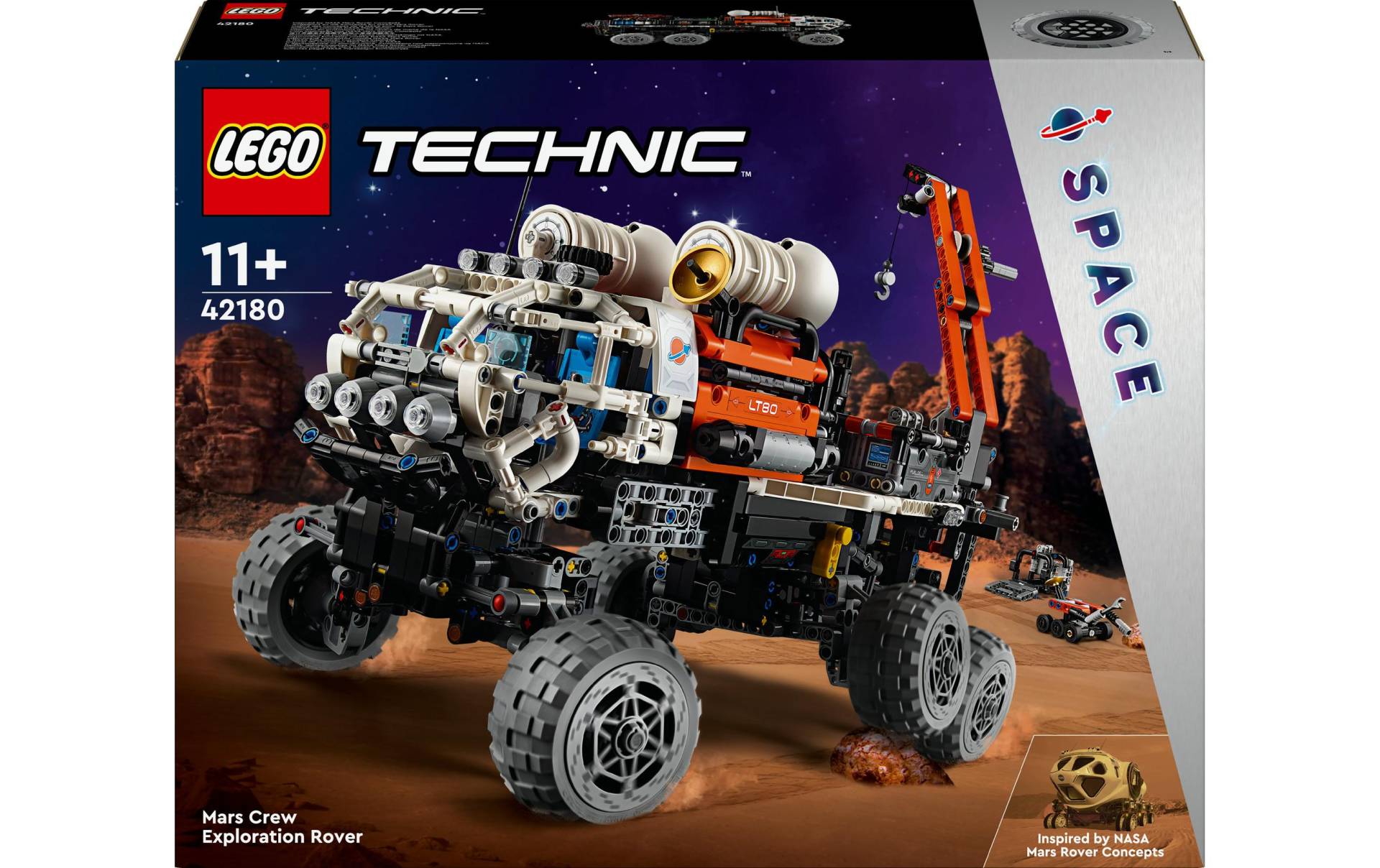 LEGO® Spielbausteine »Technic Mars Exploration Rover 42180«, (1599 St.) von lego®