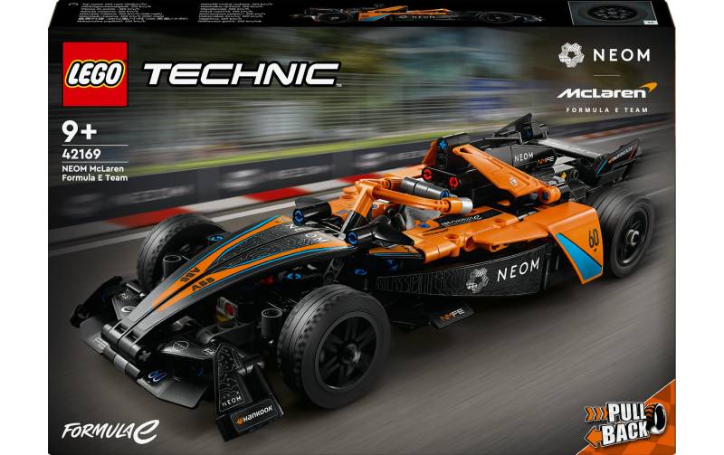 LEGO® Spielbausteine »Technic NEOM McLaren Formula E Race Car 42169«, (452 St.) von lego®