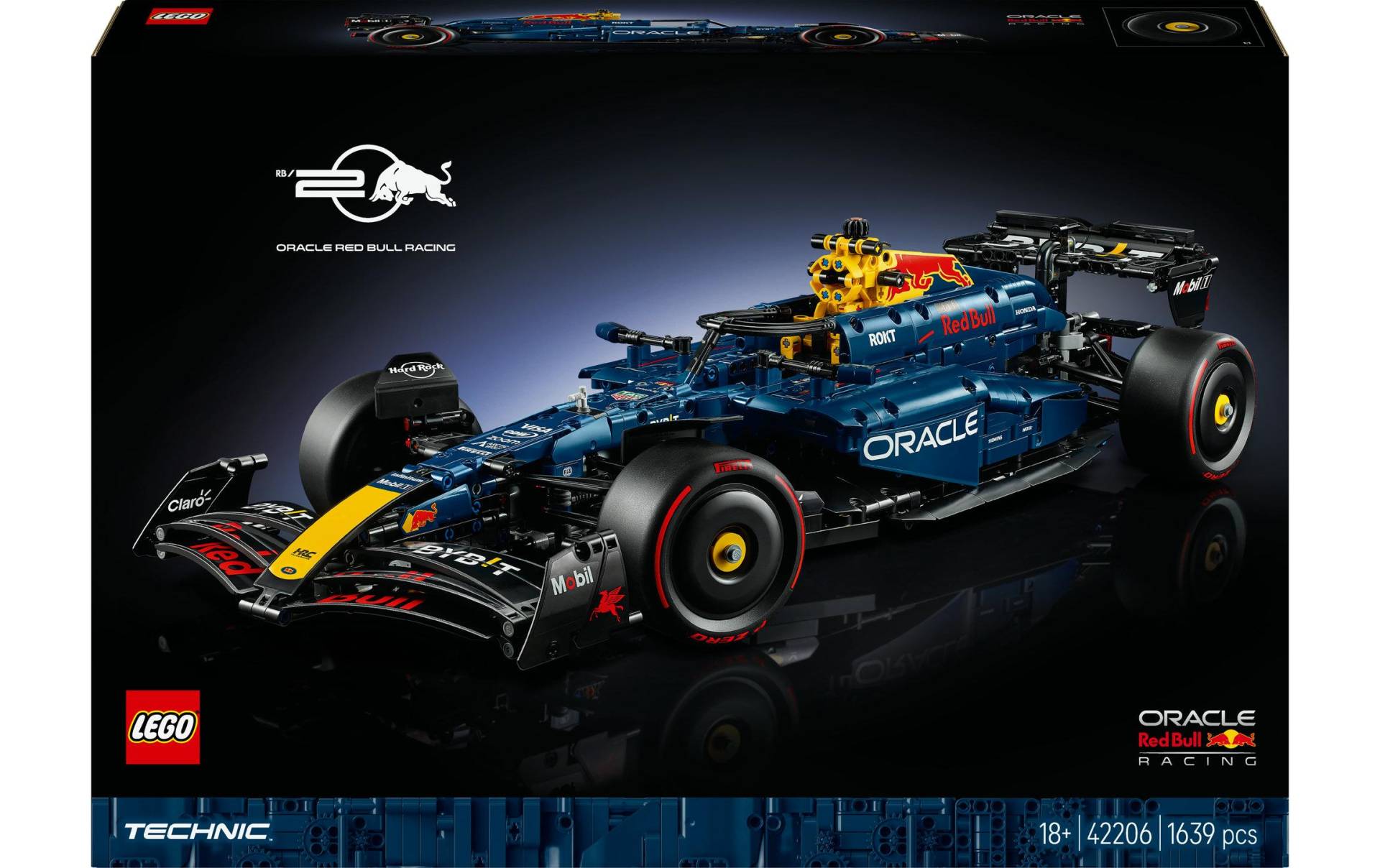 LEGO® Spielbausteine »Technic Oracle Red Bull Racing RB20 F1 Rennauto 42206«, (1639 St.) von lego®