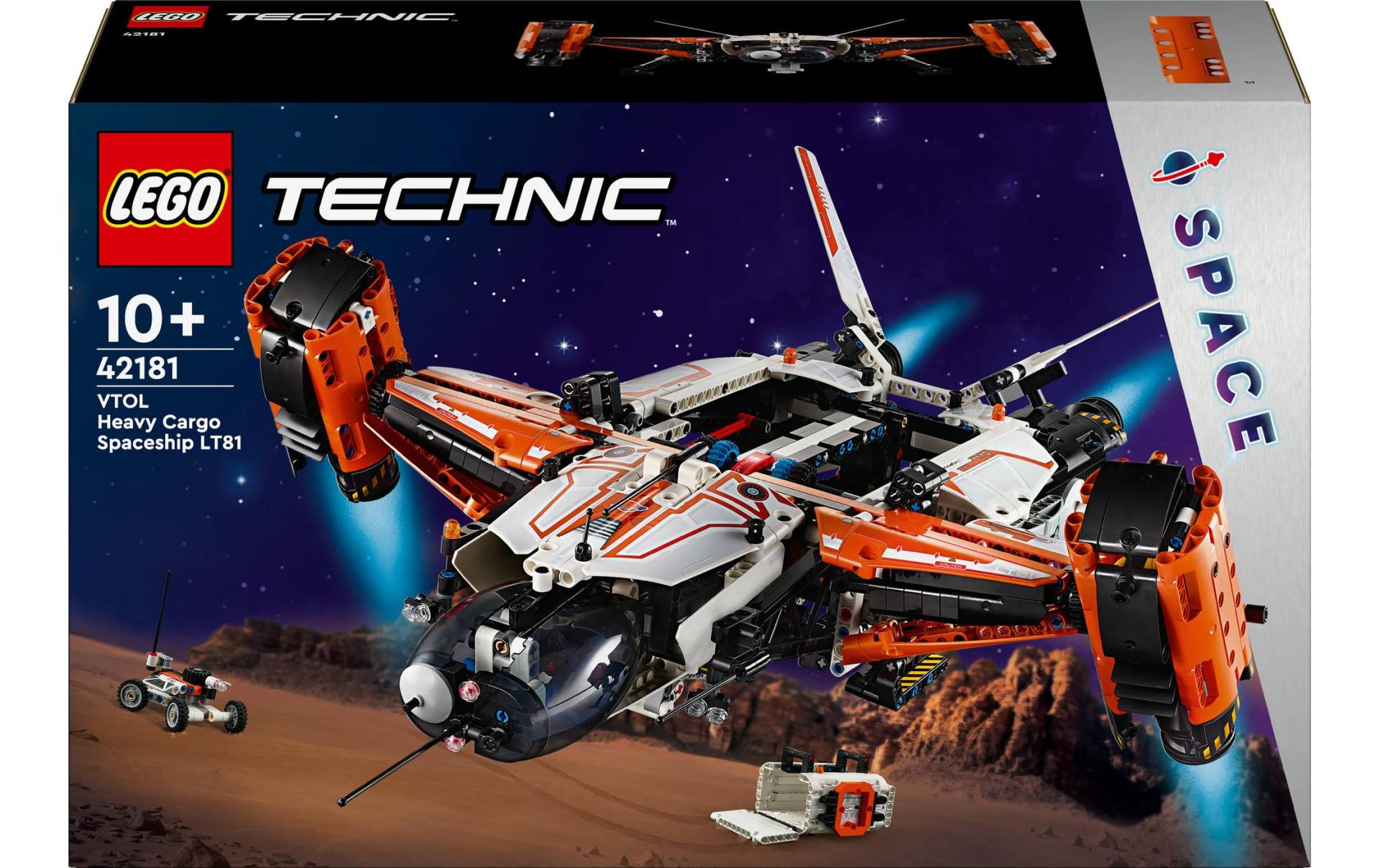 LEGO® Spielbausteine »Technic VTOL Schwerlastraumfrachter LT81 42181«, (1365 St.) von lego®