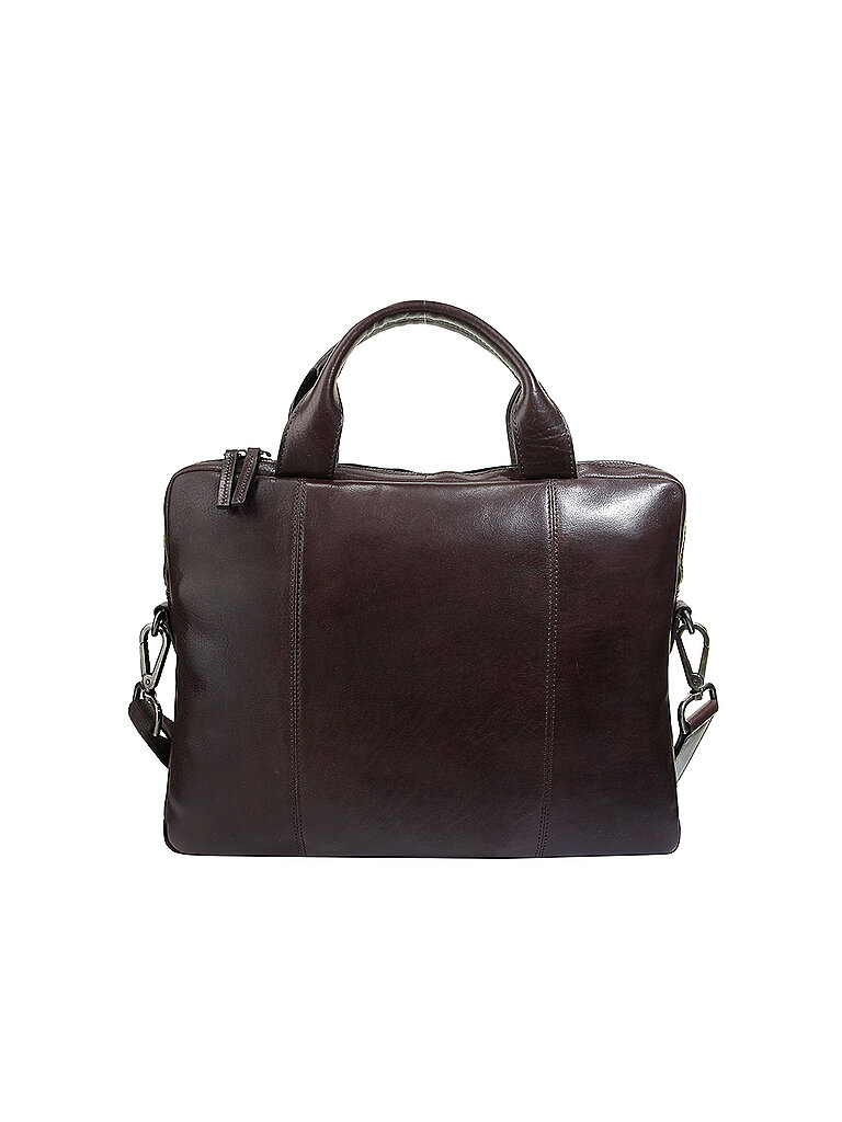 LEONHARD HEYDEN Ledertasche - Aktentasche  Roma  Slim braun von leonhard heyden