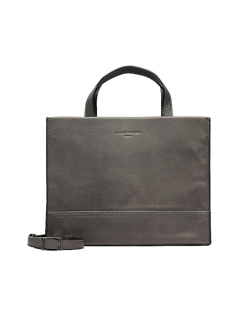 LIEBESKIND BERLIN Ledertasche - Tote Bag LOU SATCHEL Medium  grau von liebeskind berlin