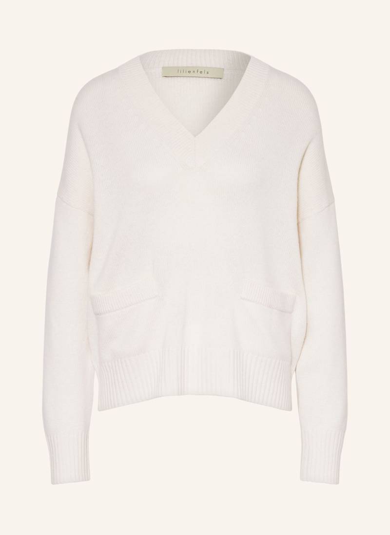 Lilienfels Pullover Mit Cashmere weiss von lilienfels
