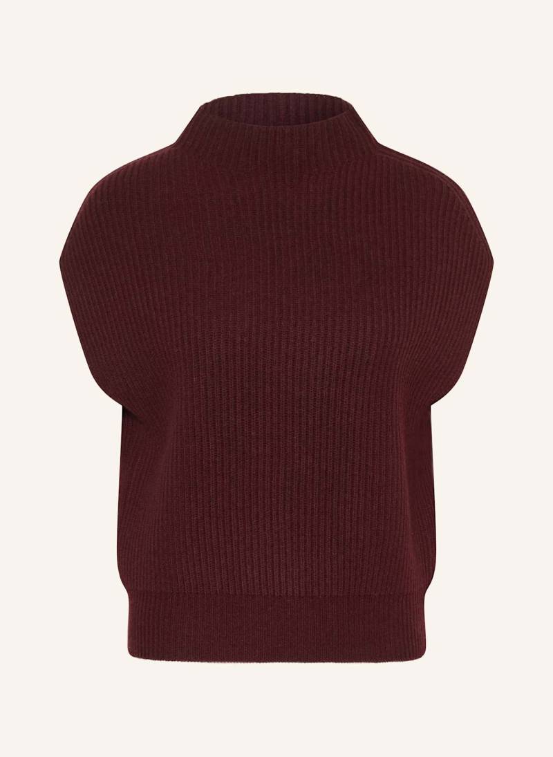 Lilienfels Pullunder Mit Cashmere rot von lilienfels