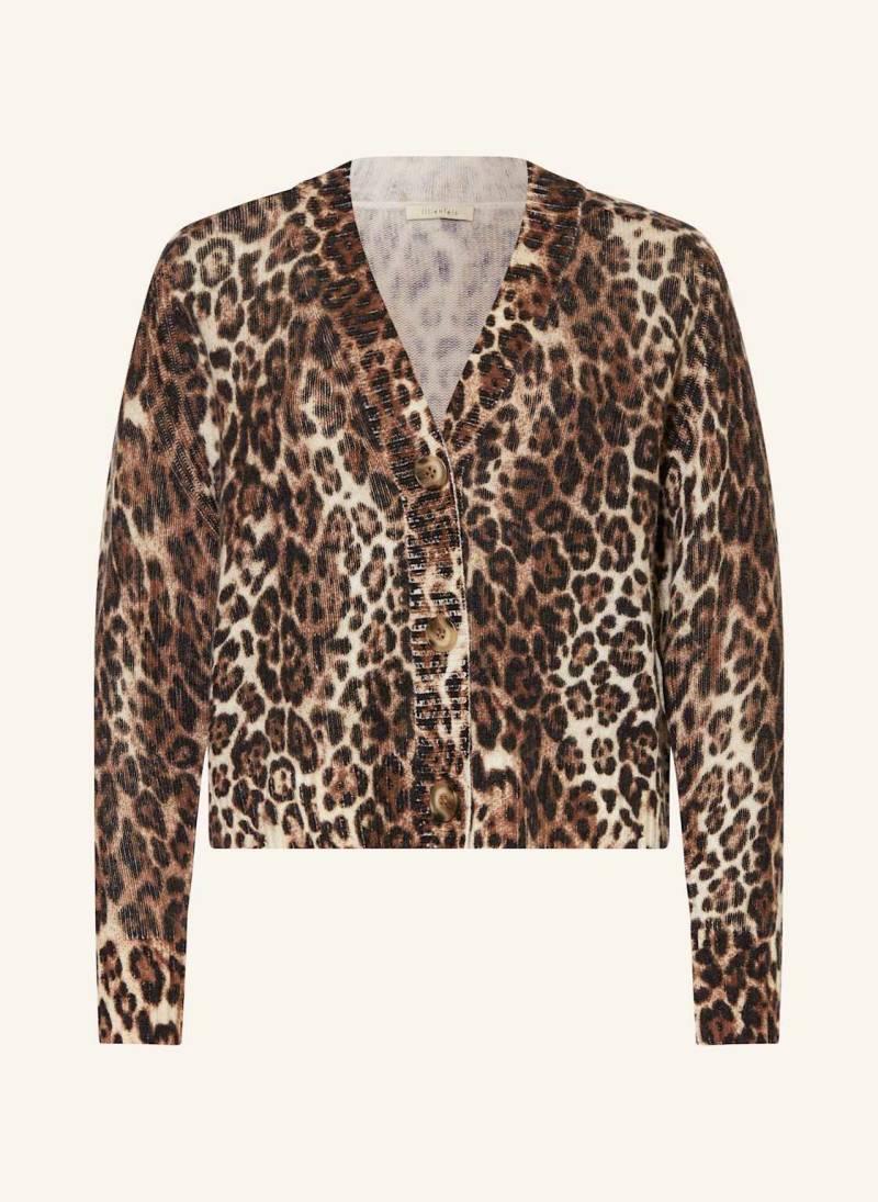 Lilienfels Strickjacke Mit Cashmere beige von lilienfels