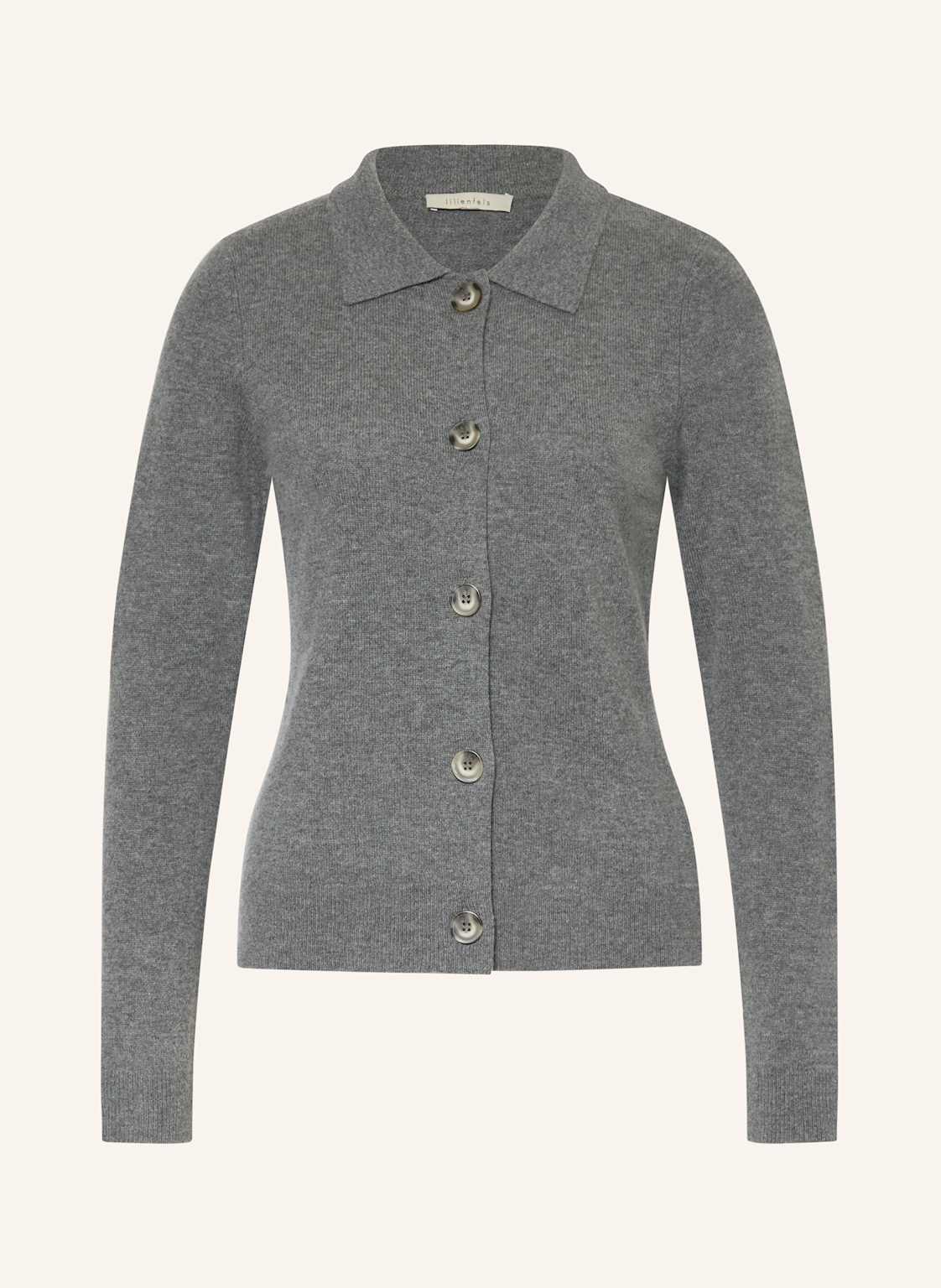 Lilienfels Strickjacke Mit Cashmere grau Lilienfels Strickjacke Mit Cashmere grau von lilienfels