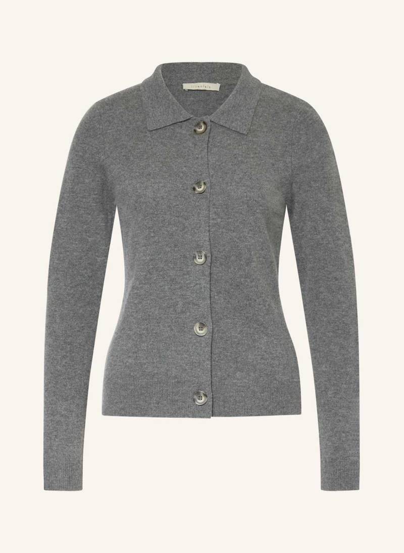 Lilienfels Strickjacke Mit Cashmere grau von lilienfels