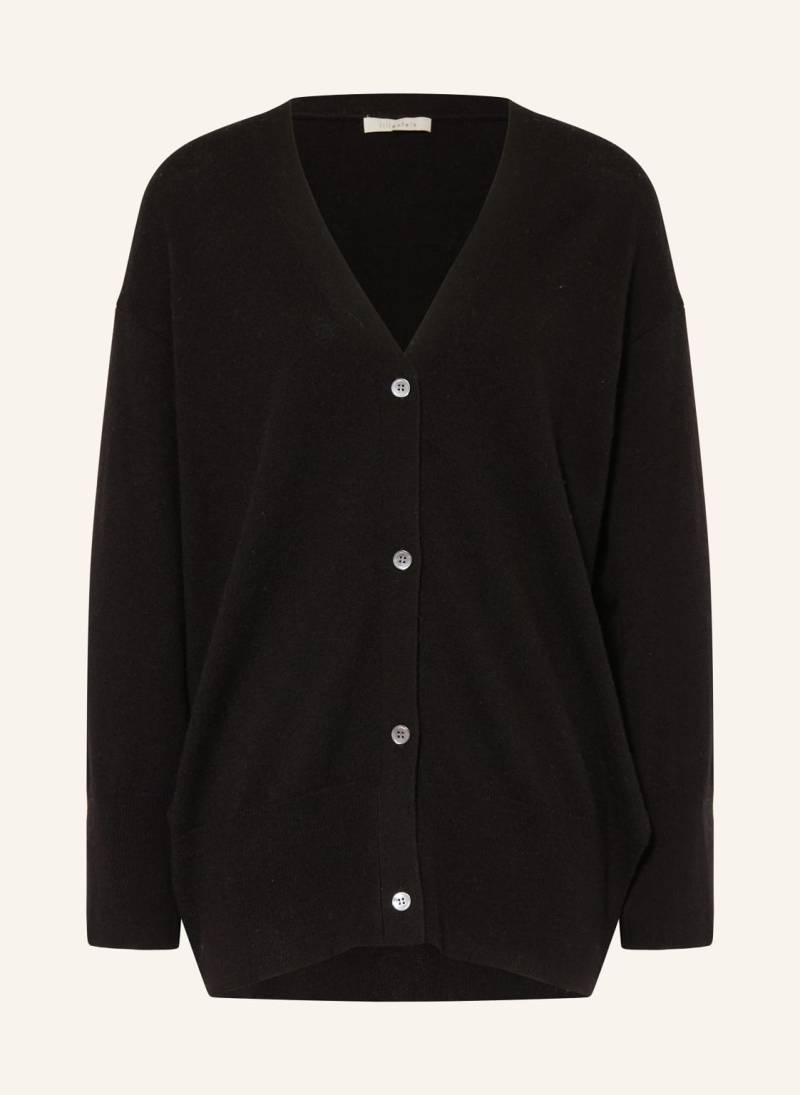 Lilienfels Strickjacke Mit Cashmere schwarz von lilienfels