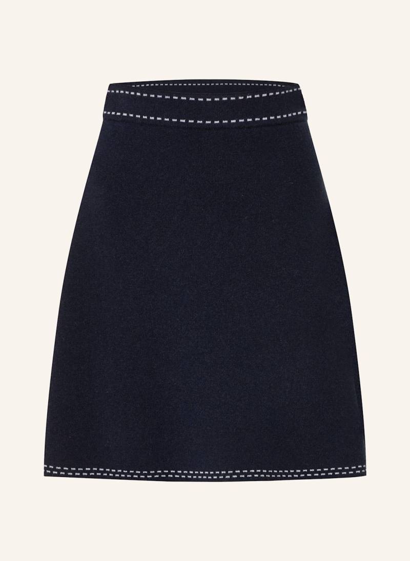 Lilienfels Strickrock Mit Cashmere blau von lilienfels