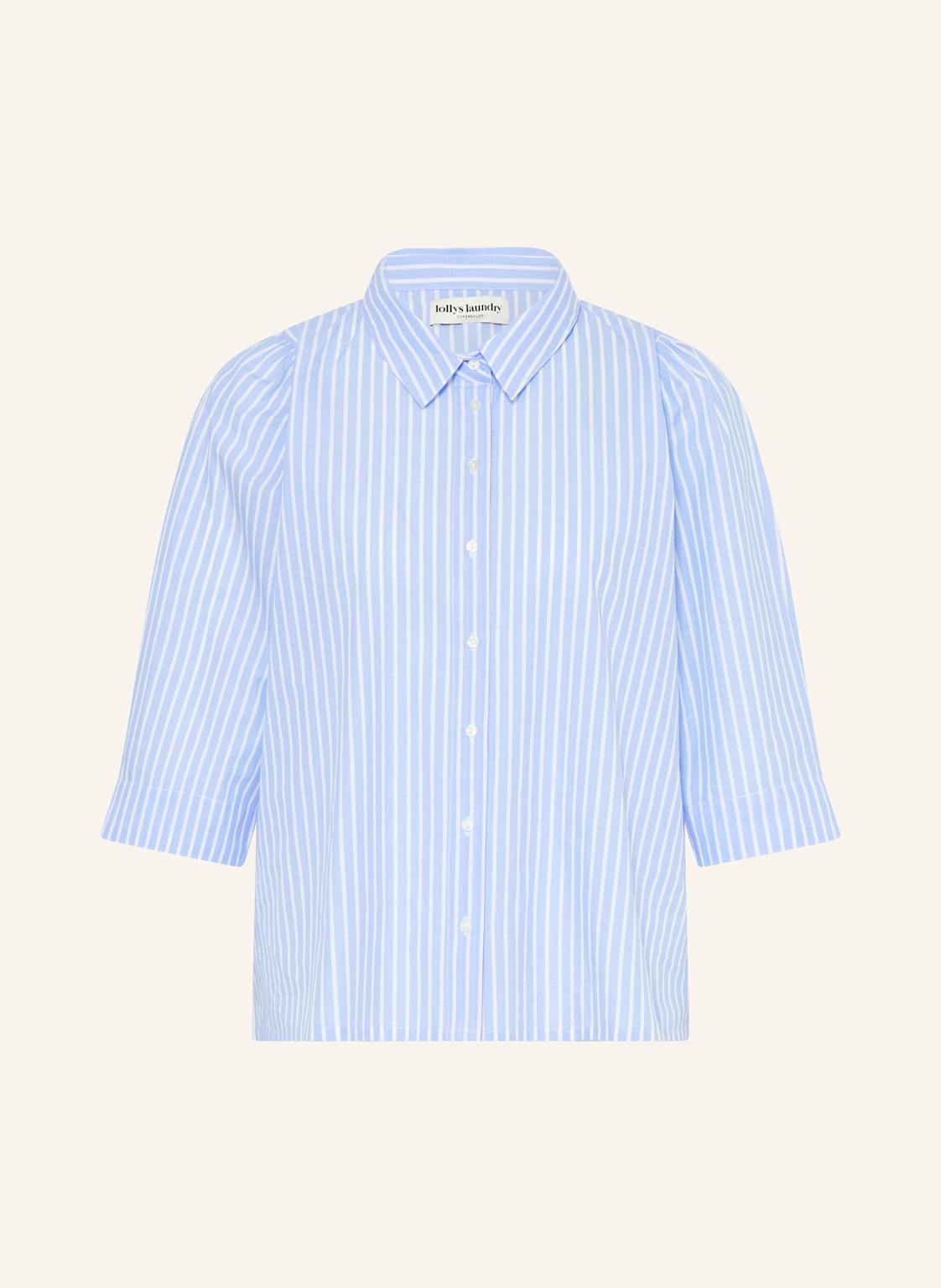 Lollys Laundry Blusenshirt Bonoll Mit 3/4-Arm blau von lollys laundry
