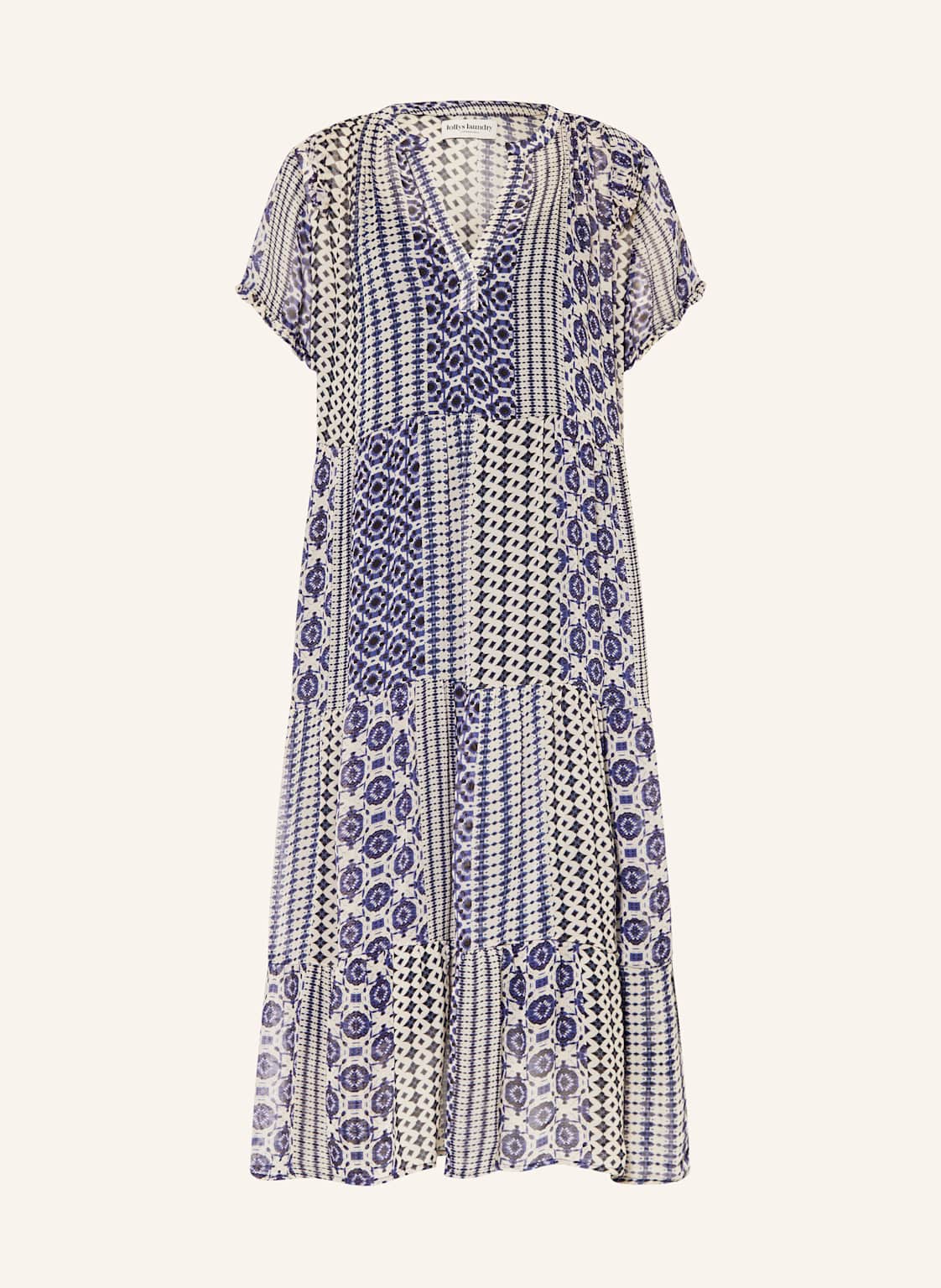 Lollys Laundry Kleid Freddyll Mit Rüschen blau Lollys Laundry Kleid Freddyll Mit Rüschen blau von lollys laundry