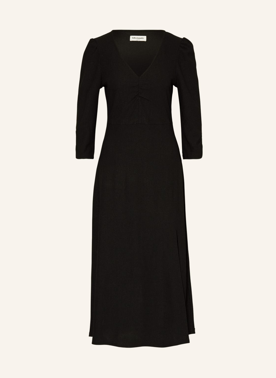 Lollys Laundry Kleid Havana Mit 3/4-Arm schwarz von lollys laundry