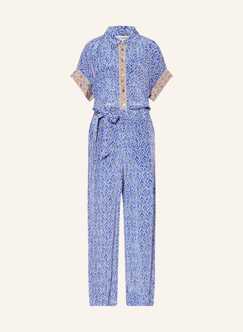 Lollys Laundry Satin-Jumpsuit Mathildell blau von lollys laundry