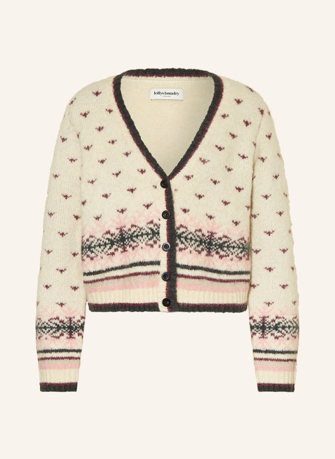 Lollys Laundry Strickjacke weiss Lollys Laundry Strickjacke weiss von lollys laundry