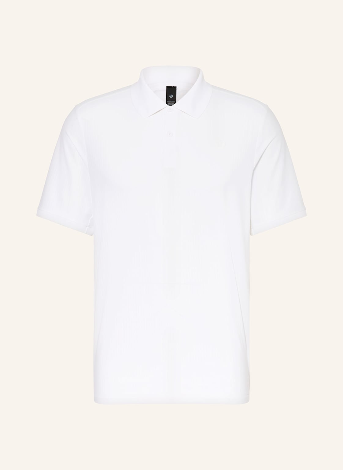 Lululemon Funktions-Poloshirt weiss Lululemon Funktions-Poloshirt weiss von lululemon