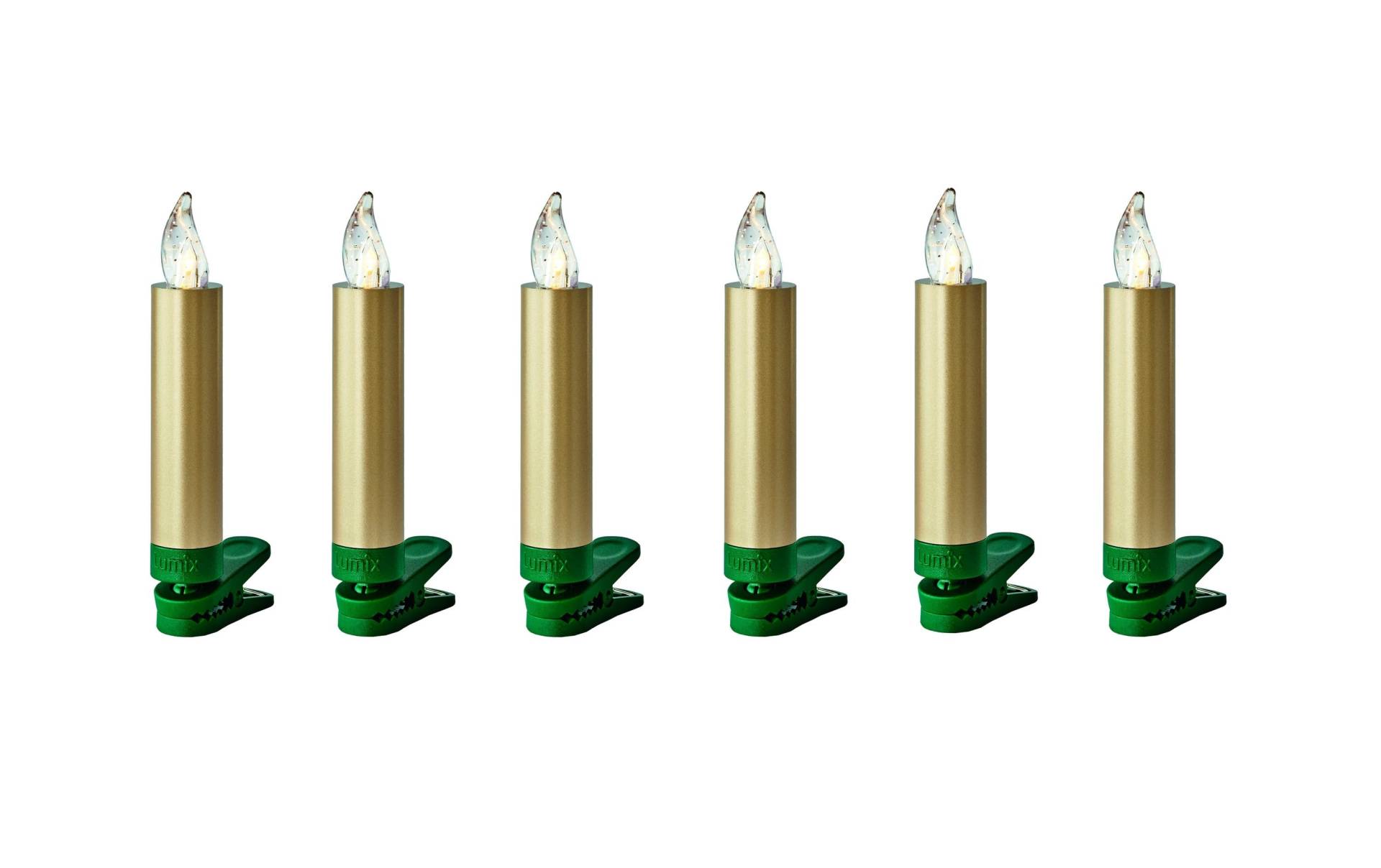 lumix LED-Christbaumkerzen »Lumix LED SuperLight Mini«, 6 St.-flammig lumix LED-Christbaumkerzen »Lumix LED SuperLight Mini«, 6 St.-flammig von lumix