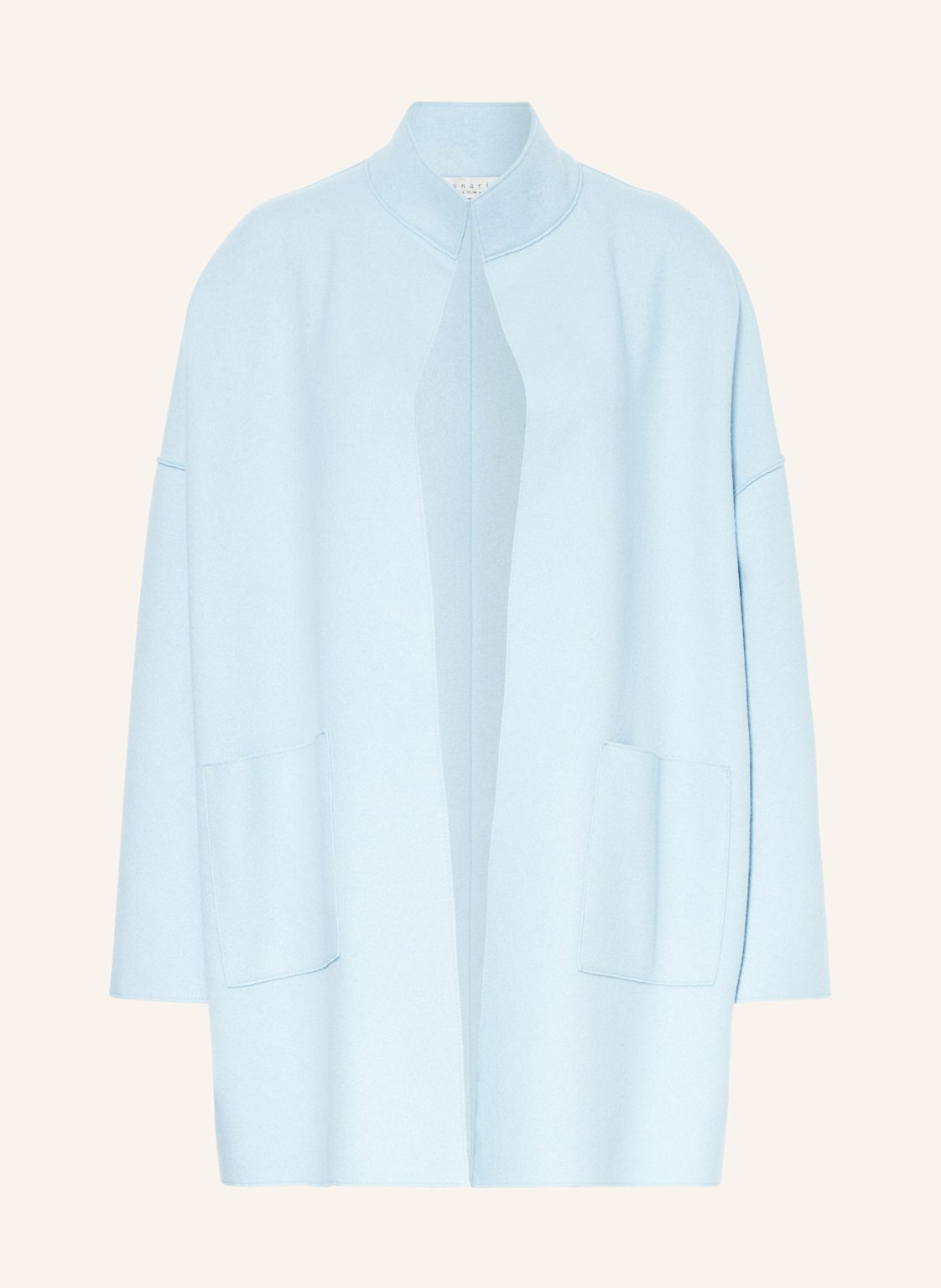 Lunaria Cashmere Cashmere-Mantel blau Lunaria Cashmere Cashmere-Mantel blau von lunaria cashmere