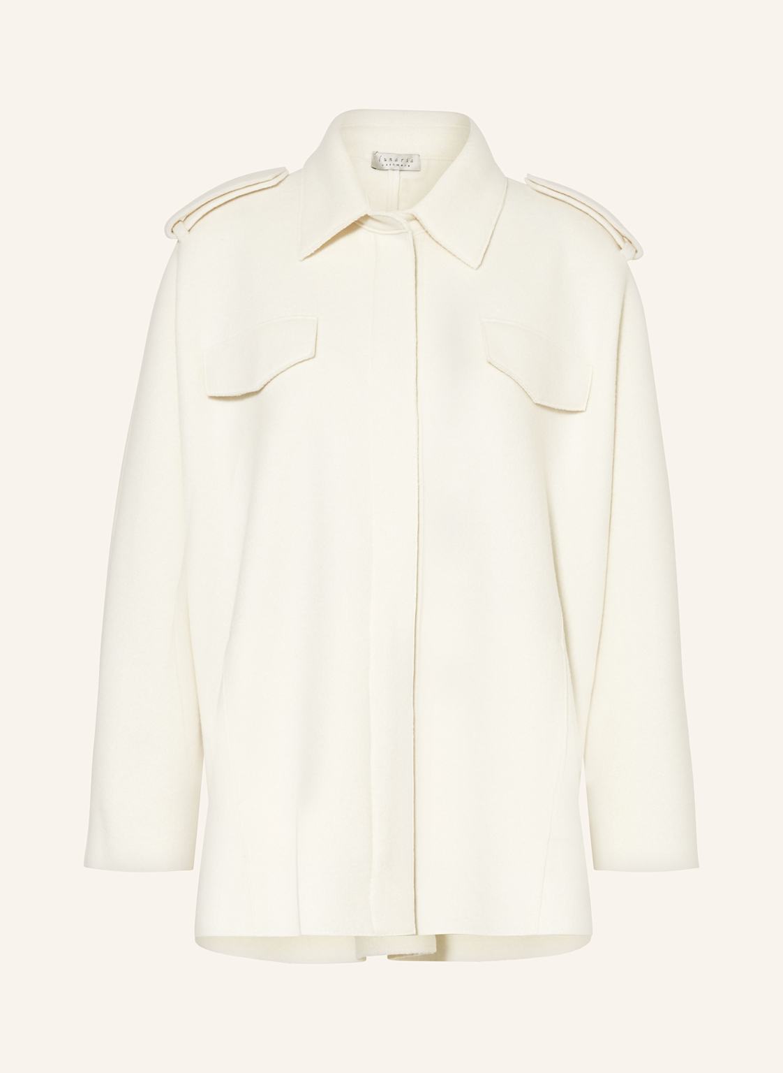 Lunaria Cashmere Wolljacke Mit Cashmere weiss Lunaria Cashmere Wolljacke Mit Cashmere weiss von lunaria cashmere