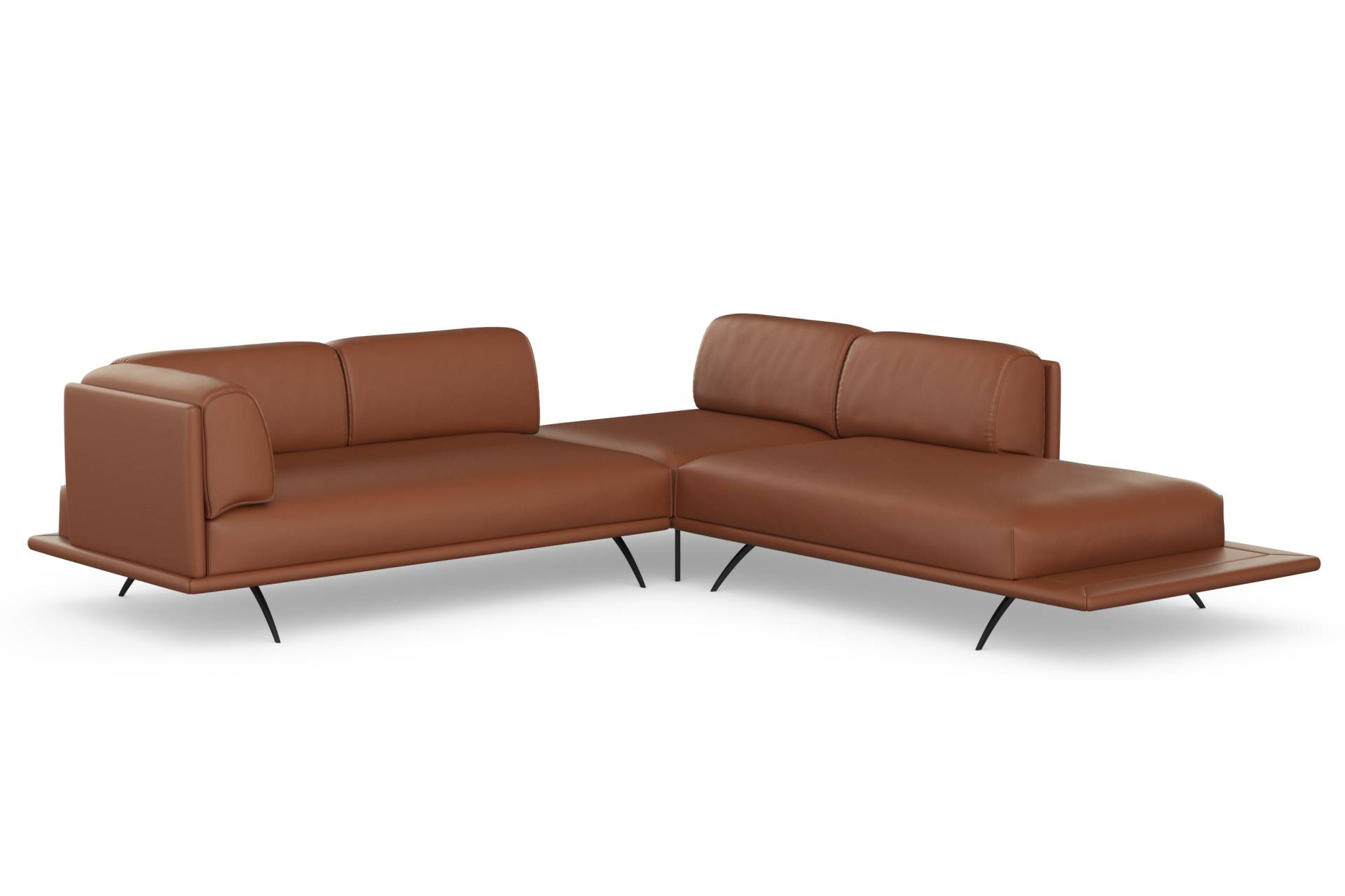 machalke® Ecksofa »benito, L-Form«, mit bezogenem Sockel von machalke®